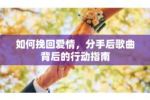 如何挽回爱情，分手后歌曲背后的行动指南