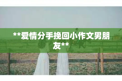**爱情分手挽回小作文男朋友**