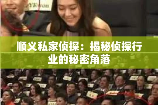 顺义私家侦探：揭秘侦探行业的秘密角落