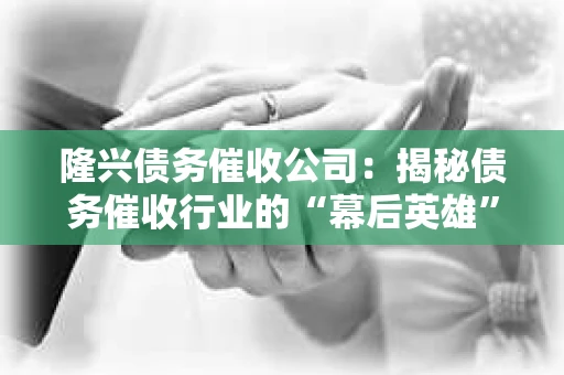 隆兴债务催收公司：揭秘债务催收行业的“幕后英雄”