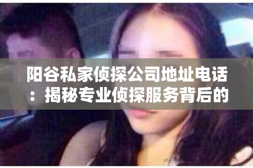 阳谷私家侦探公司地址电话：揭秘专业侦探服务背后的故事