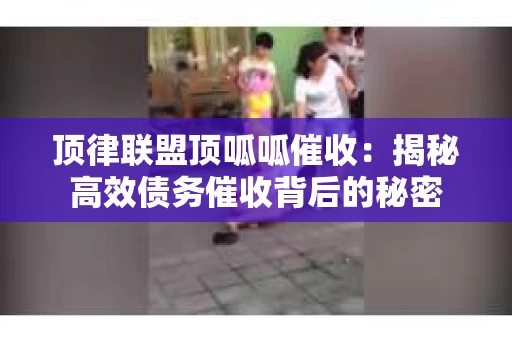 顶律联盟顶呱呱催收：揭秘高效债务催收背后的秘密