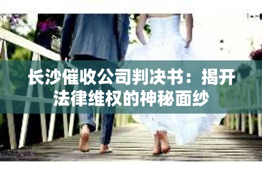 长沙催收公司判决书：揭开法律维权的神秘面纱