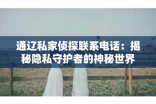 通辽私家侦探联系电话：揭秘隐私守护者的神秘世界