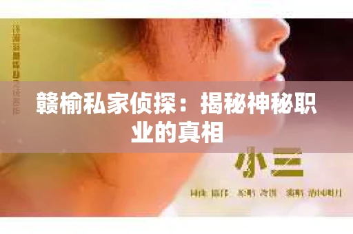 赣榆私家侦探：揭秘神秘职业的真相