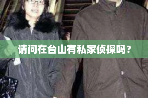 请问在台山有私家侦探吗？