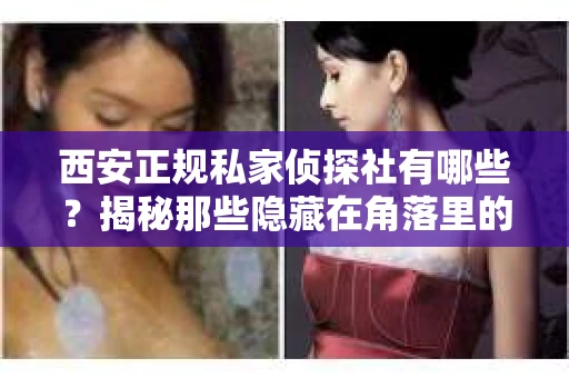 西安正规私家侦探社有哪些？揭秘那些隐藏在角落里的神秘力量