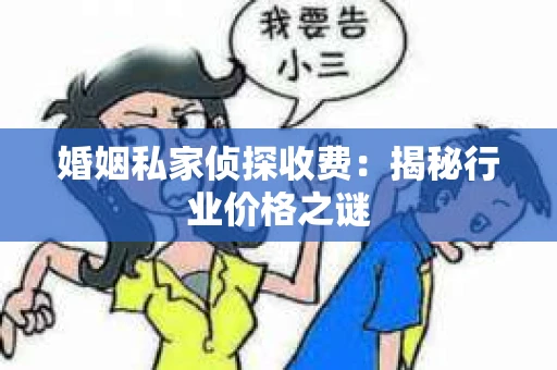 婚姻私家侦探收费：揭秘行业价格之谜