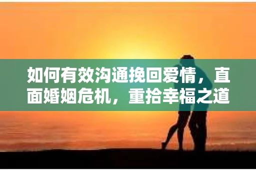 如何有效沟通挽回爱情，直面婚姻危机，重拾幸福之道