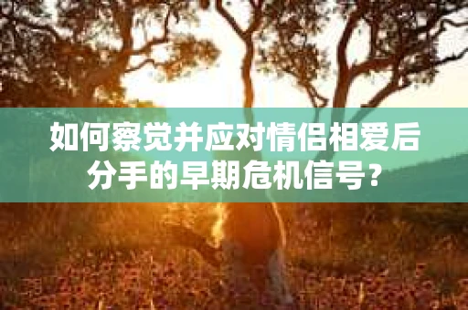 如何察觉并应对情侣相爱后分手的早期危机信号？